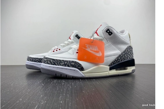 DN3707-100 Cement DN3707-100 Reimagined White Retro Jordan 3 0331